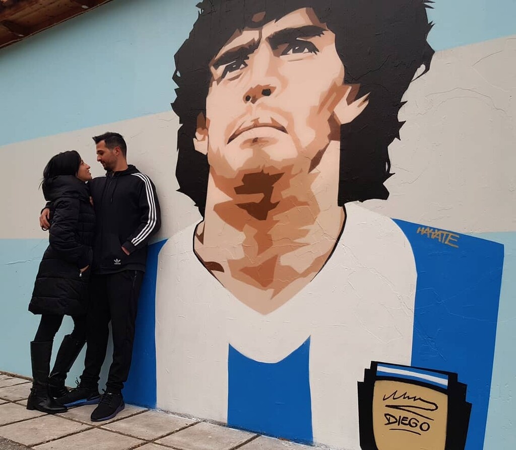 Αντιδράσεις για το γκράφιτι του Μαραντόνα στην Καλαμαριά: «Γκράφιτι έναν ναρκομανή;»