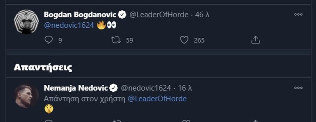 Παναθηναϊκός ΟΠΑΠ: Αποθέωσε τον Νέντοβιτς για τα «όργια» ο Μπογκντάνοβιτς (photos)