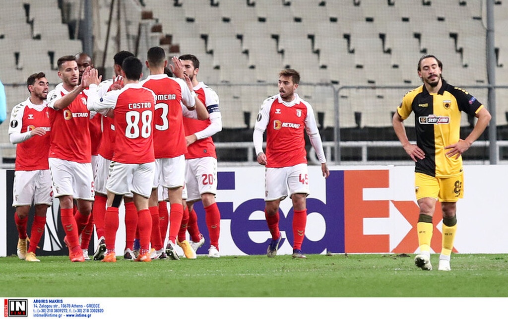 ΑΕΚ-Μπράγκα: Διπλό σοκ στο 10λεπτο στο ΟΑΚΑ! (videos+photos)