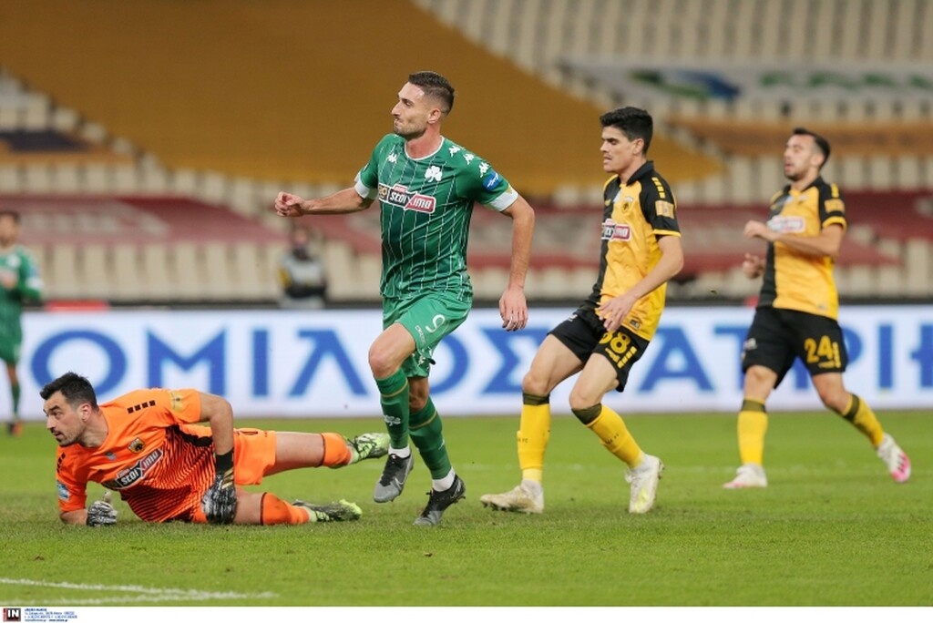 ΑΕΚ-Παναθηναϊκός: Χάθηκε η μπάλα στο ΟΑΚΑ - Το γκολ του Μακέντα