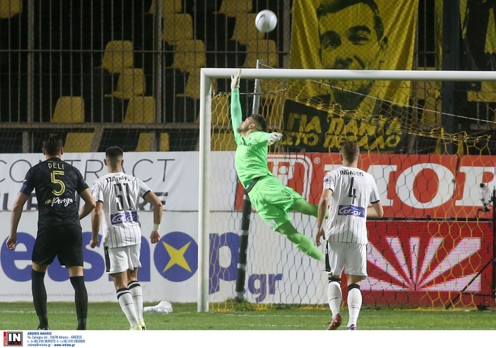 Άρης-ΠΑΟΚ: To δοκάρι του Μπρούνο Γκάμα (video)