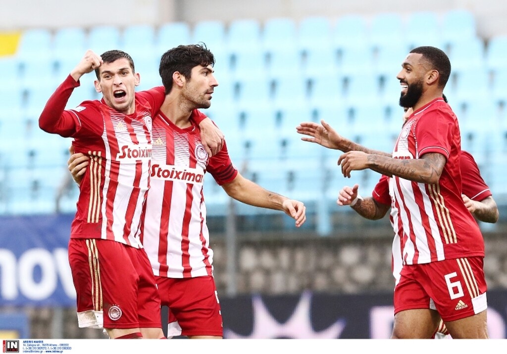 Λαμία-Ολυμπιακός: Το γκολ του Μπουχαλάκη και η «παγωμάρα» με Σεμέδο