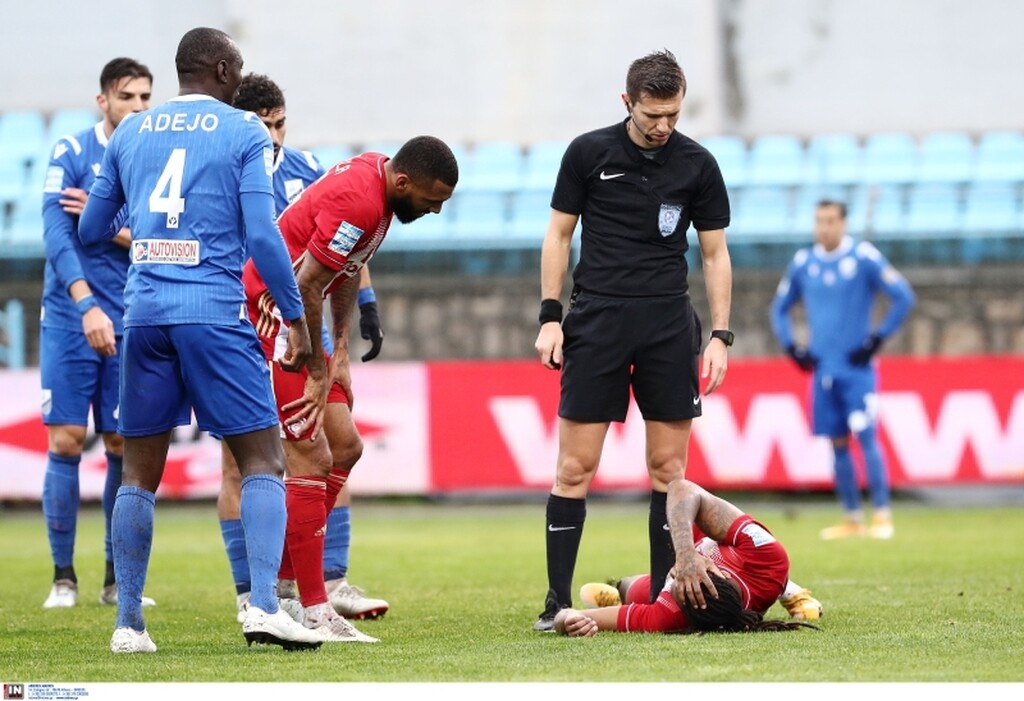 Λαμία-Ολυμπιακός: Το γκολ του Μπουχαλάκη και η «παγωμάρα» με Σεμέδο