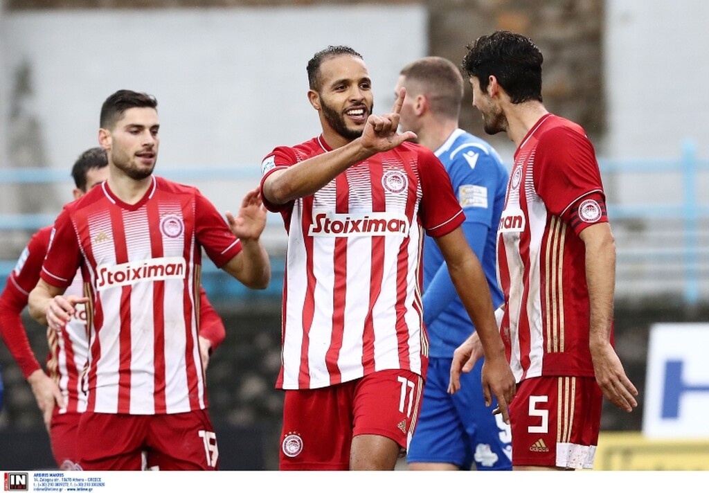 Λαμία-Ολυμπιακός: Η γκολάρα του Εμβιλά και το επιβλητικό ημίχρονο (video)