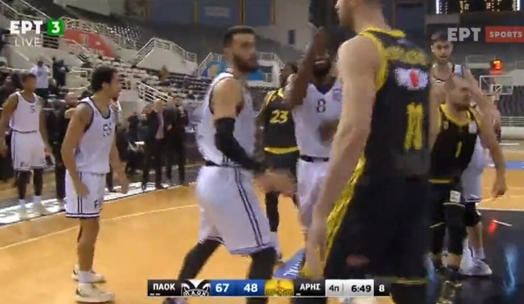 ΠΑΟΚ - Άρης: Ένταση και παραλίγο σύρραξη (video+photos)