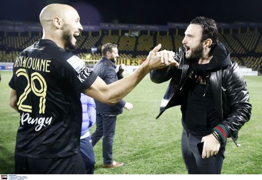 Άρης-ΠΑΟΚ: «Είναι τρελός ο πρόεδρος» - Έξαλλοι πανηγυρισμοί Καρυπίδη με παίκτες (video+photos)