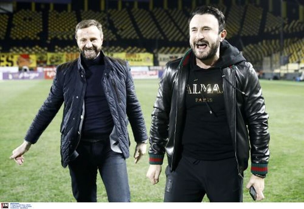 Άρης-ΠΑΟΚ: «Είναι τρελός ο πρόεδρος» - Έξαλλοι πανηγυρισμοί Καρυπίδη με παίκτες (video+photos)