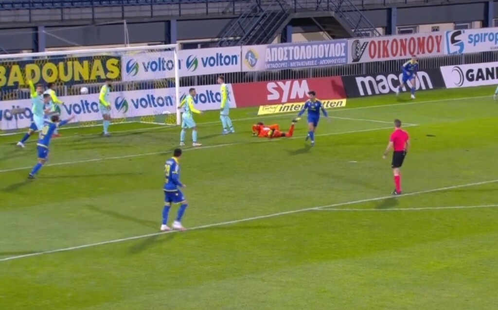 Αστέρας Τρίπολης-Ατρόμητος: To «επεισοδιακό» γκολ του Κρέσπι (video)