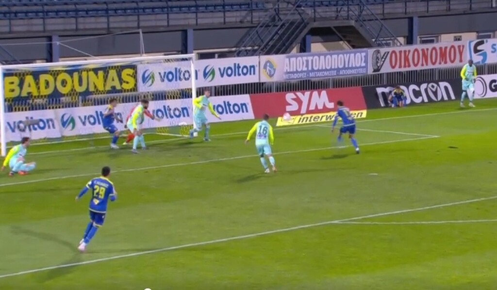 Αστέρας Τρίπολης-Ατρόμητος: To «επεισοδιακό» γκολ του Κρέσπι (video)