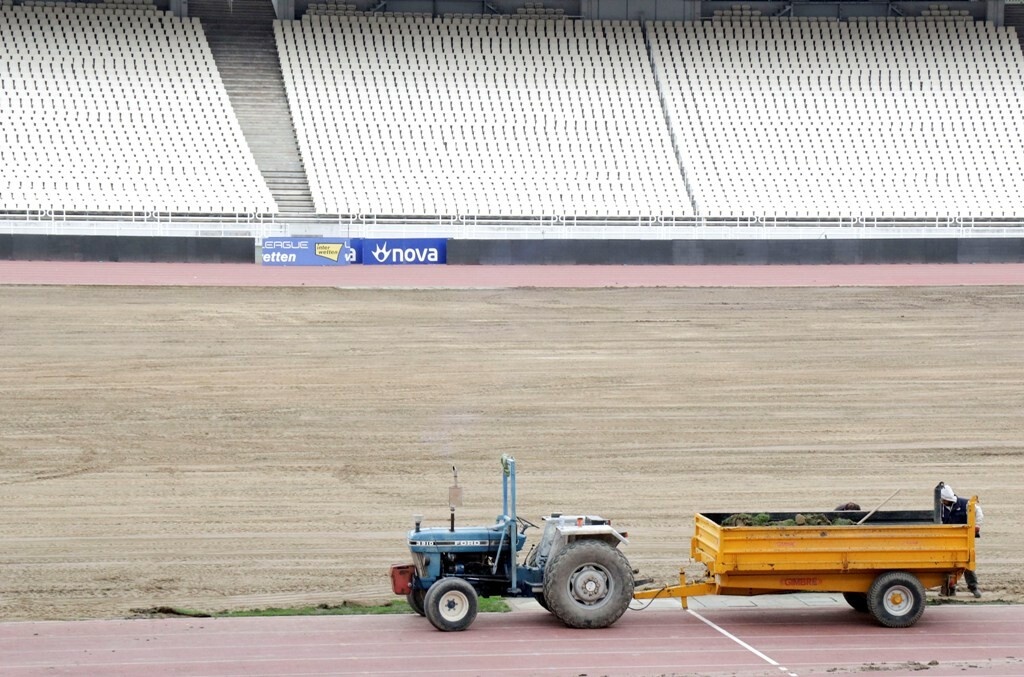 ΑΕΚ: Πυρετός εργασιών στο ΟΑΚΑ (photos)