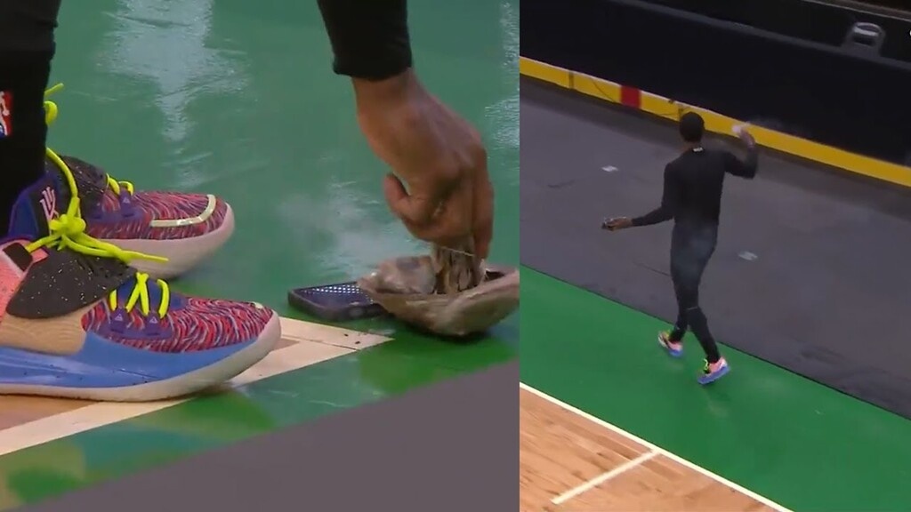 NBA: Δεν υπάρχει - Ο Ίρβινγκ βγήκε με… λιβανιστήρι στο παρκέ (video+photos)