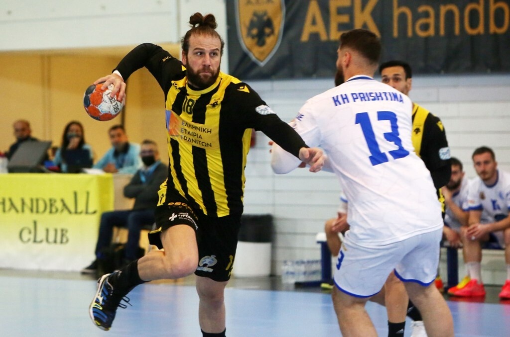 European Cup χάντμπολ: «Καθάρισε» την πρόκριση η ΑΕΚ, 37-19 την Πρίστινα (photos)