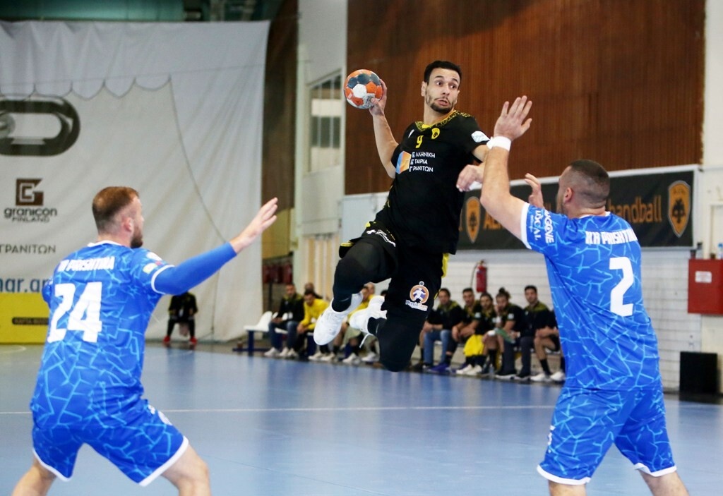 EHF European Cup: Πανηγυρικά στους «16» η ΑΕΚ - Διέλυσε 40-8 την Πρίστινα (photos)