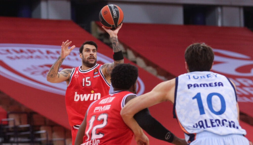 Ολυμπιακός: Εκτός με Φενέρ ο Πρίντεζης