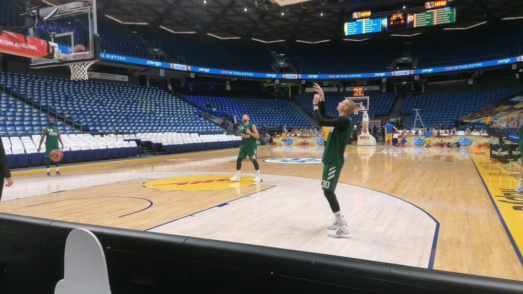 Μακάμπι Τελ Αβίβ - Παναθηναϊκός ΟΠΑΠ: Ζεσταίνονται οι «πράσινοι» (videos+photos)