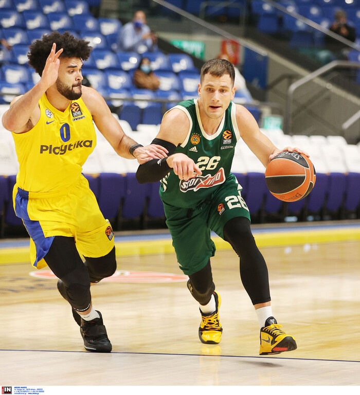 Μακάμπι Τελ Αβίβ - Παναθηναϊκός ΟΠΑΠ: Έσπασε τα κοντέρ ο Νέντοβιτς (video+photos)