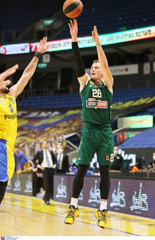 Μακάμπι Τελ Αβίβ - Παναθηναϊκός ΟΠΑΠ: Έσπασε τα κοντέρ ο Νέντοβιτς (video+photos)