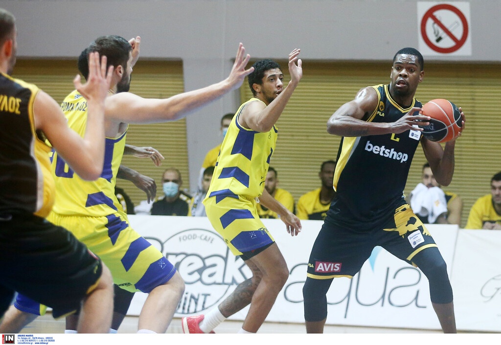 Λαύριο-AEK: Ασταμάτητος Μορέιρα με 20 πόντους στο πρώτο μέρος (video)