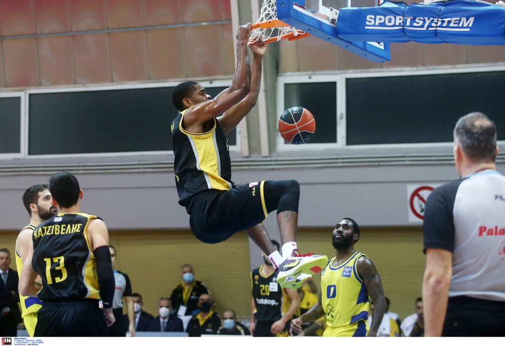 Λαύριο-AEK: Ασταμάτητος Μορέιρα με 20 πόντους στο πρώτο μέρος (video)