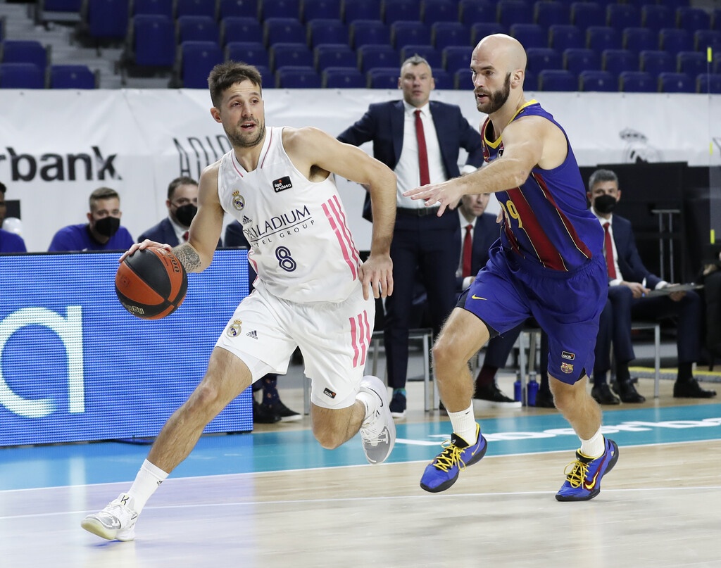 Ρεάλ Μαδρίτης - Μπαρτσελόνα 82-87: Με την υπογραφή του Μίροτιτς (video+photos)