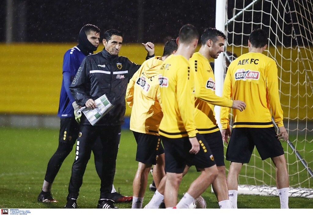 ΑΕΚ: Πρώτη προπόνηση Χιμένεθ με αρκετές απουσίες (photos)