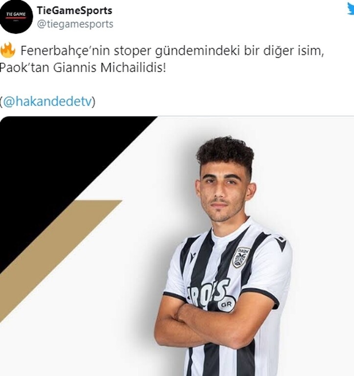 ΠΑΟΚ: Ο νέος... Πέλκας της Φενέρ - Για ποιον άναψαν «φωτιές» οι Τούρκοι