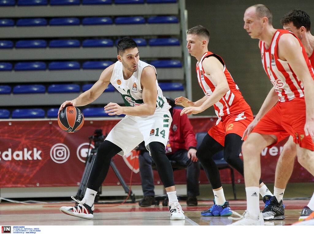 Ερυθρός Αστέρας - Παναθηναϊκός ΟΠΑΠ 74-71: Τραγικοί οι «πράσινοι», πάλεψε μόνος του ο Παπαπέτρου