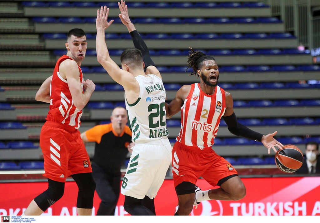 Ερυθρός Αστέρας - Παναθηναϊκός ΟΠΑΠ 74-71: Τραγικοί οι «πράσινοι», πάλεψε μόνος του ο Παπαπέτρου