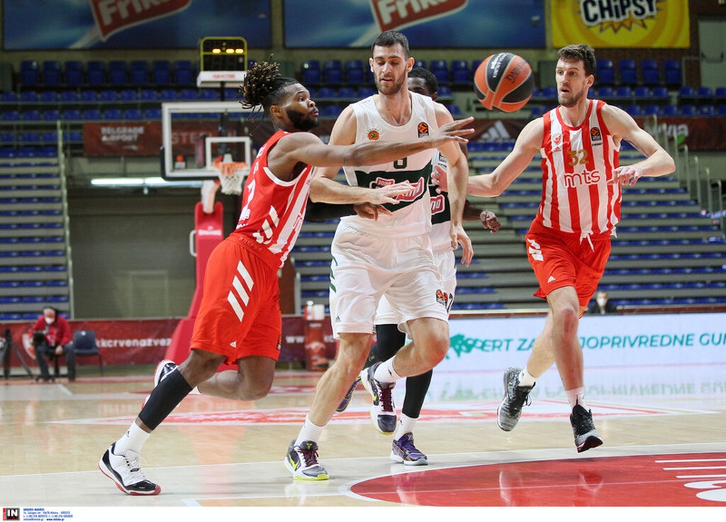 Ερυθρός Αστέρας - Παναθηναϊκός ΟΠΑΠ 74-71: Τραγικοί οι «πράσινοι», πάλεψε μόνος του ο Παπαπέτρου