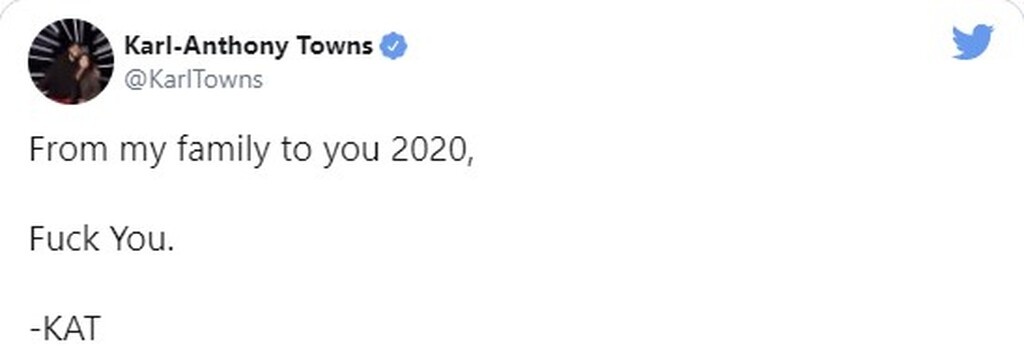 Μυθική ανάρτηση του Τάουνς: «2020 άντε γα@μη@@@» (photos)