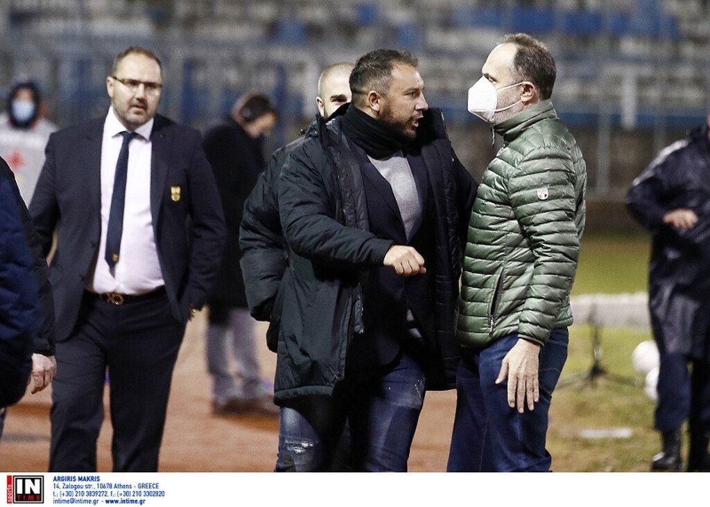 Λαμία-Άρης: Ένταση με Παπαϊωάννου και Μάντζιο στη φυσούνα