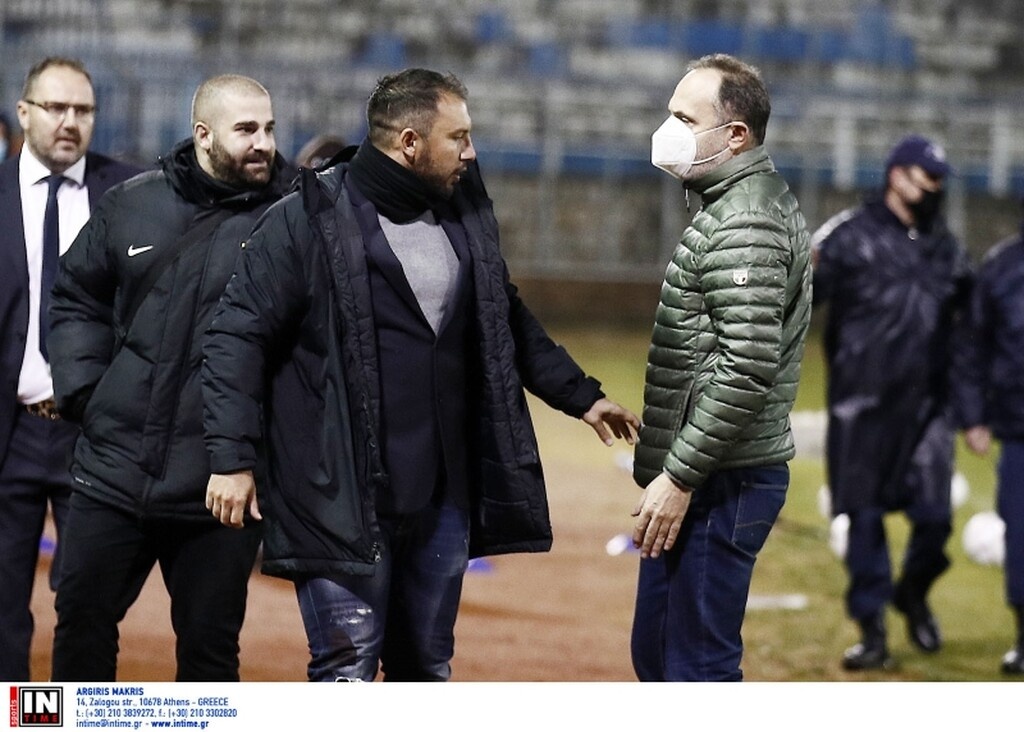 Λαμία-Άρης: Ένταση με Παπαϊωάννου και Μάντζιο στη φυσούνα