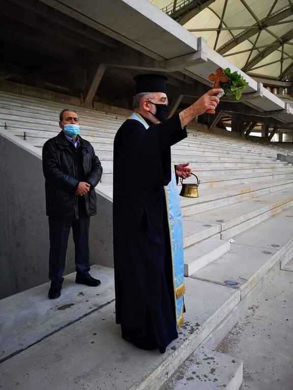 ΑΕΚ: Αγιασμός στην «ΟΠΑΠ Arena – Αγιά Σοφιά» (photos)