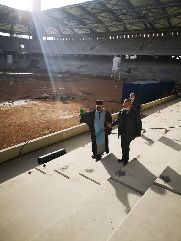 ΑΕΚ: Αγιασμός στην «ΟΠΑΠ Arena – Αγιά Σοφιά» (photos)