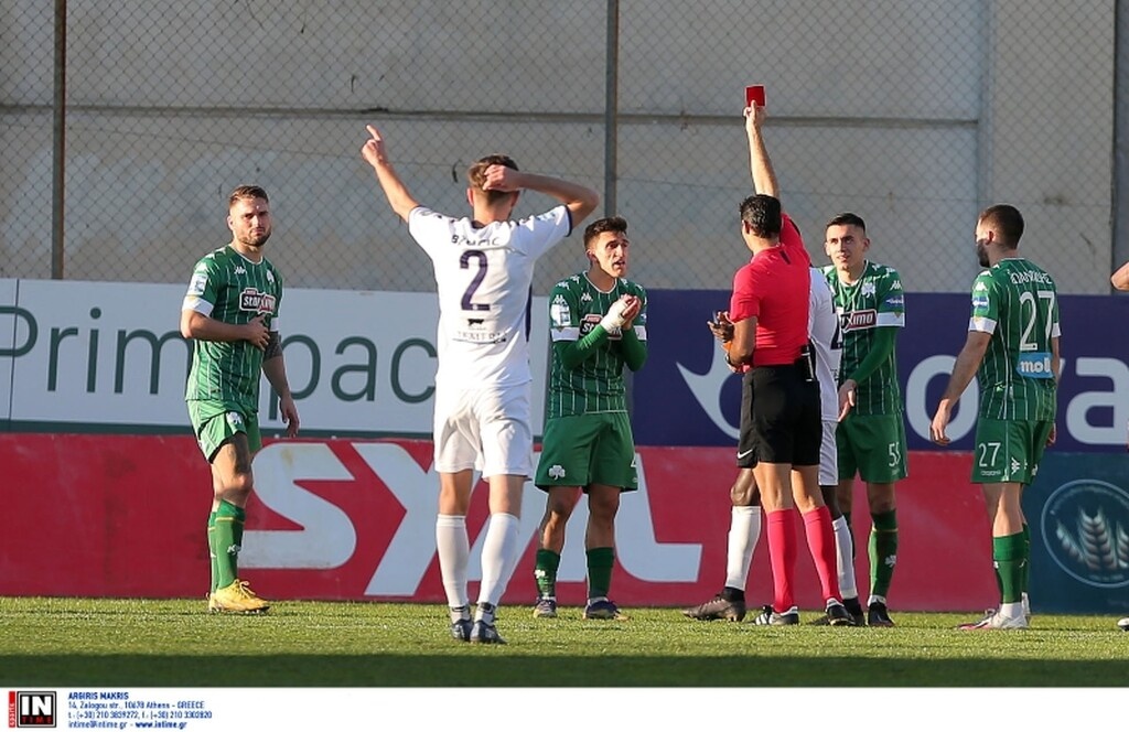 Απόλλων-Παναθηναϊκός: Το VAR ακύρωσε πέναλτι, αποβολή για Ζαγαρίτη