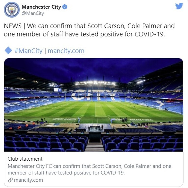 Ο κορονοϊός χτύπησε τη Μάντσεστερ Σίτι: Ανακοίνωσε τρία νέα θετικά κρούσματα (photos)