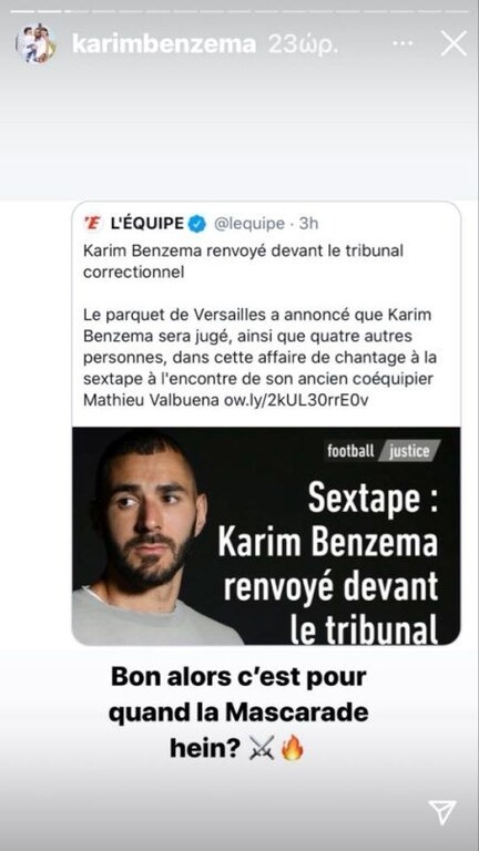 Εκνευρισμένος ο Μπενζεμά για την υπόθεση Βαλμπουενά! (Photos)