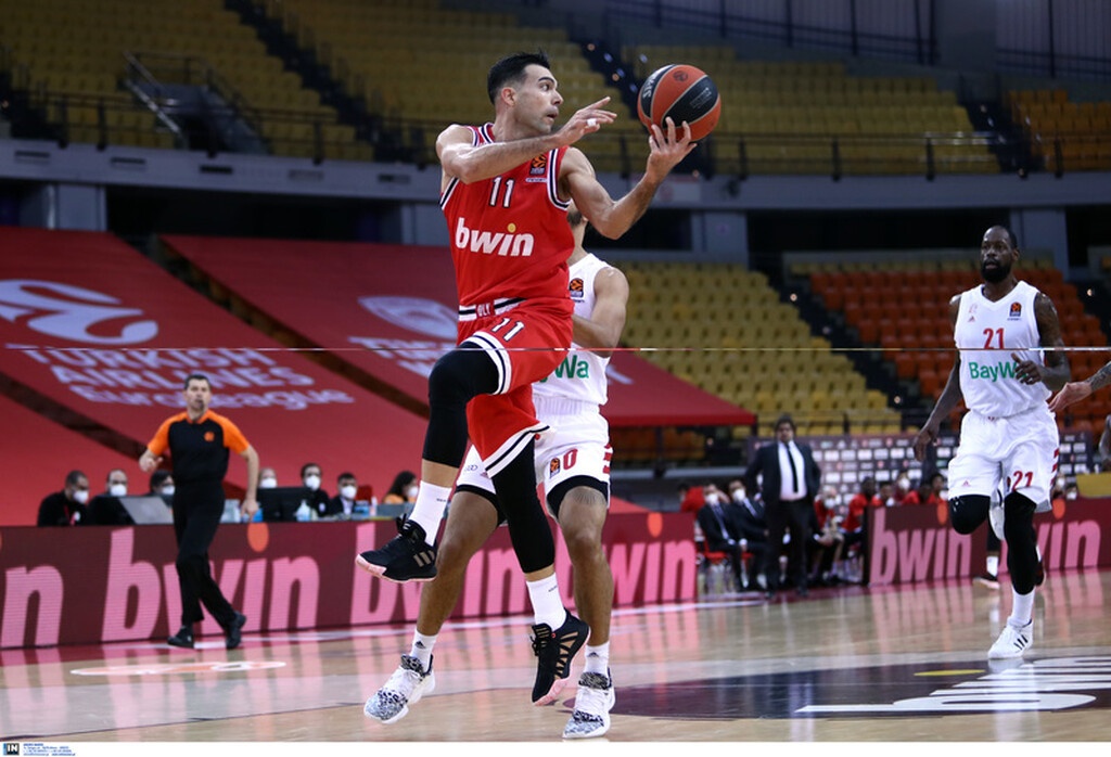 Ολυμπιακός-Μπάγερν Μονάχου 84-82: «Λύτρωση» με Σλούκα