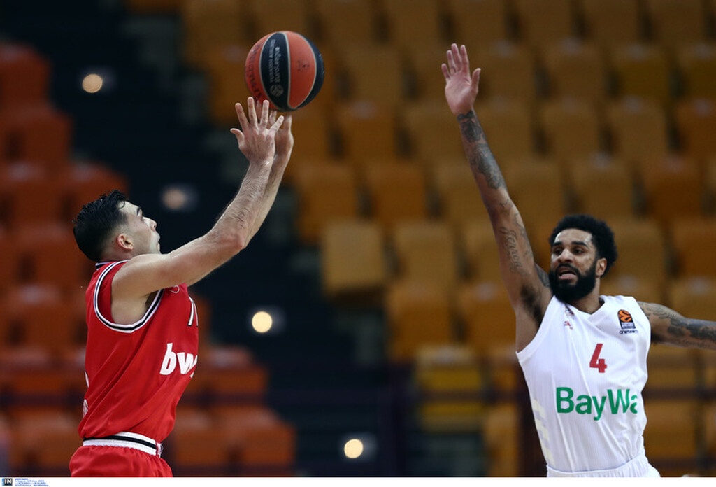 Ολυμπιακός-Μπάγερν Μονάχου 84-82: «Λύτρωση» με Σλούκα