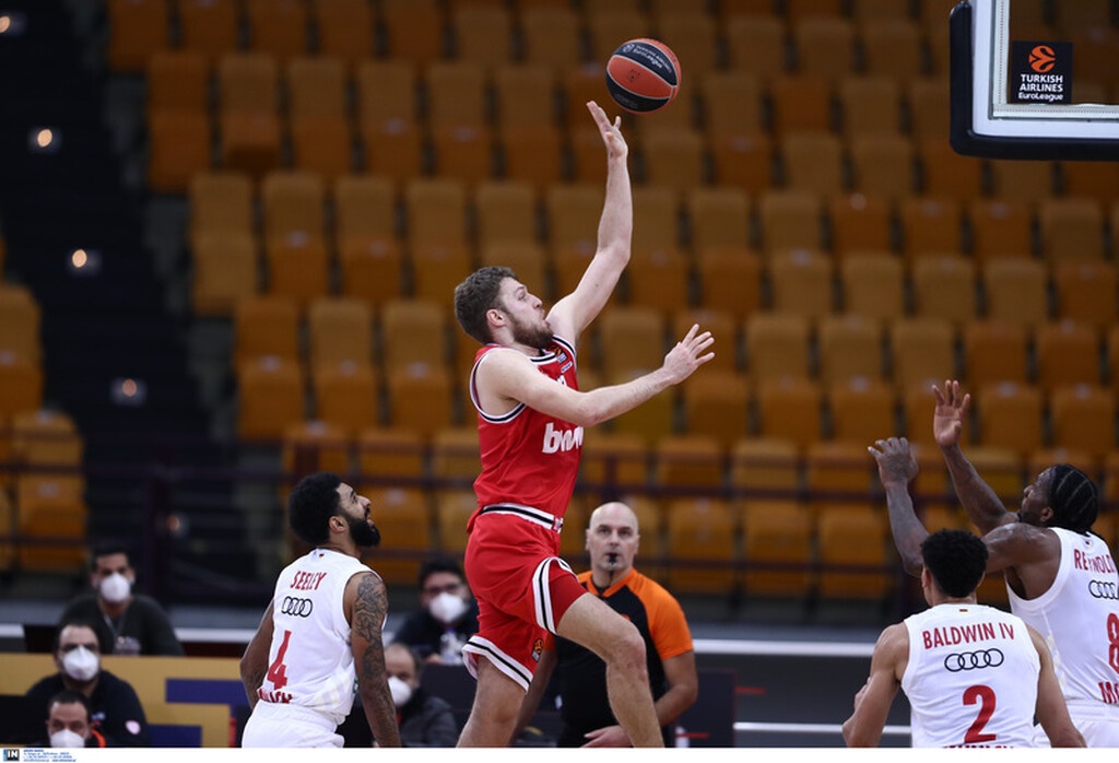 Ολυμπιακός-Μπάγερν Μονάχου 84-82: «Λύτρωση» με Σλούκα