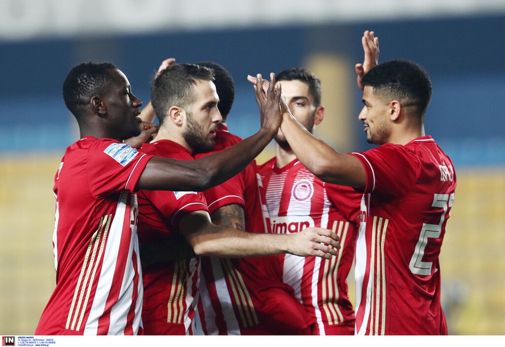 Παναιτωλικός-Ολυμπιακός: Τρομερή μπαλιά Σισέ, το κάρφωσε ο Φορτούνης (photos+video)