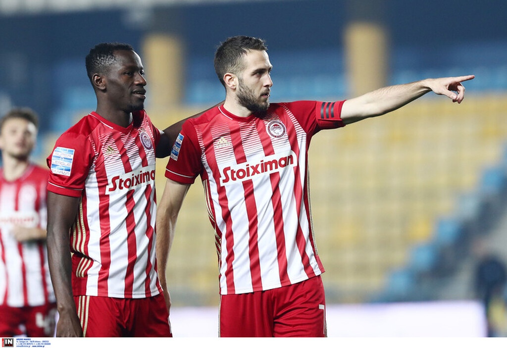 Παναιτωλικός-Ολυμπιακός: Τρομερή μπαλιά Σισέ, το κάρφωσε ο Φορτούνης (photos+video)