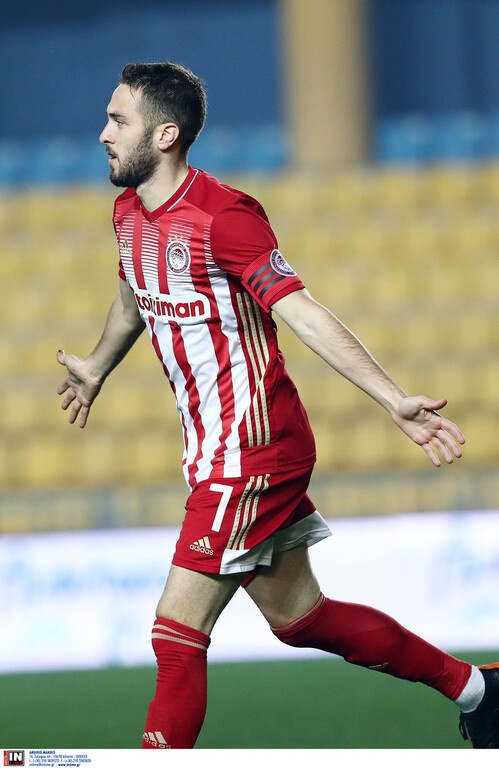 Παναιτωλικός-Ολυμπιακός: Τρομερή μπαλιά Σισέ, το κάρφωσε ο Φορτούνης (photos+video)