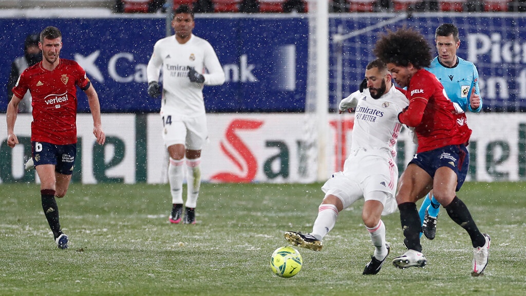 La Liga: Η Ρεάλ «χιόνισε» δύο βαθμούς στην Παμπλόνα! (Video+Photos)