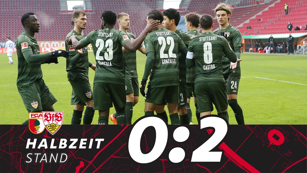 Bundesliga: Σίφουνας η Στουτγκάρδη, άφησε τη σκόνη της στην Άουγκσμπουργκ (photos)