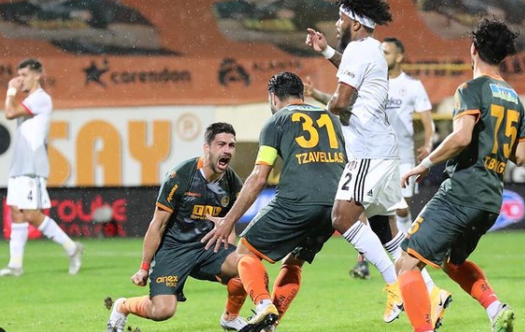 Τουρκία: Γκολ ο Μπακασέτας, αλλά νέα ήττα για τους Έλληνες της Αλάνια (video)