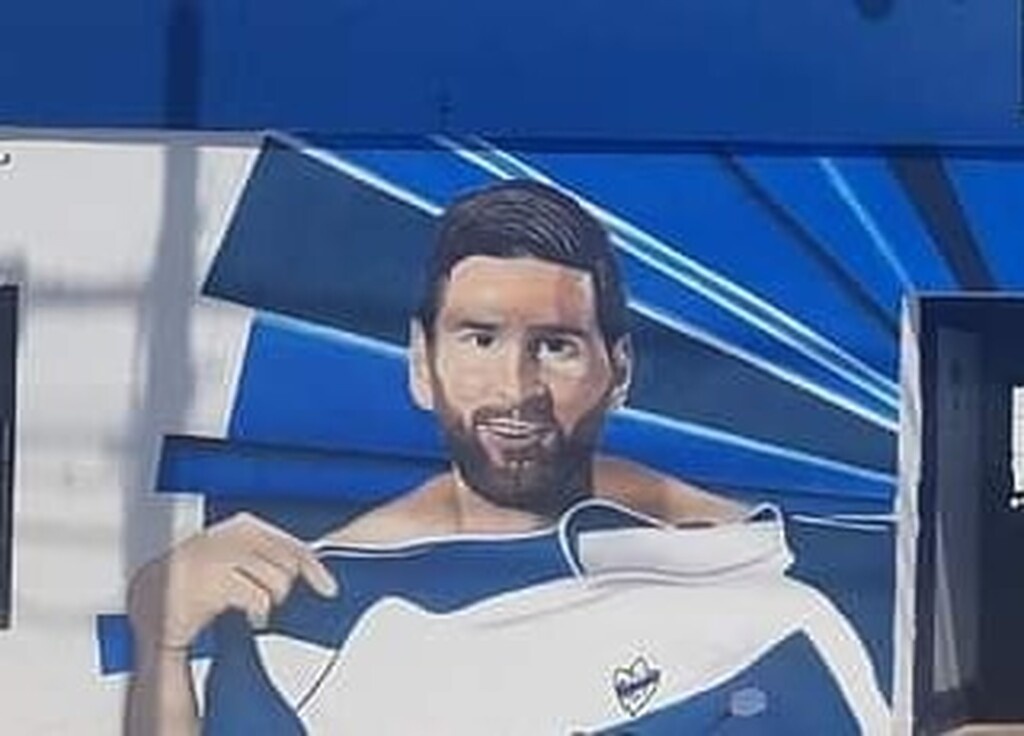 Ανατριχίλα! Τοιχογραφία-ΕΠΟΣ με Μαραντόνα-Μέσι στην Αργεντινή (photos)