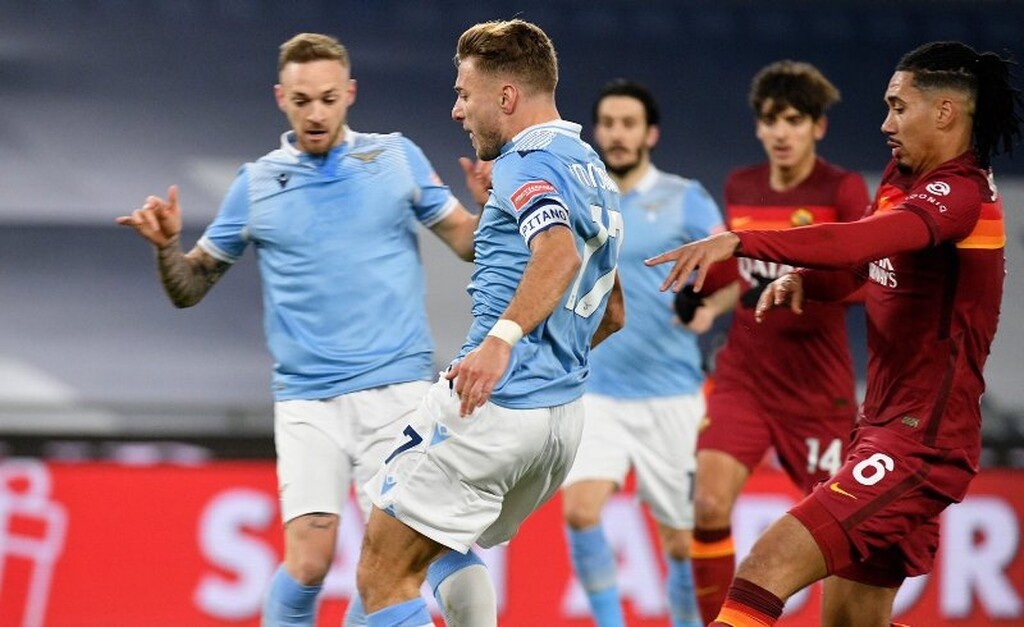 Serie A: Η Ρώμη… βάφτηκε γαλάζια! (Videos+Photos)
