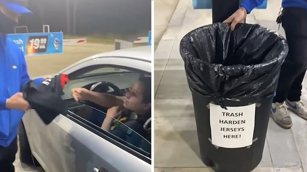 NBA: Απίστευτα σκηνικά με Χάρντεν στο Χιούστον - Η... προσφορά για τις φανέλες του (photos)