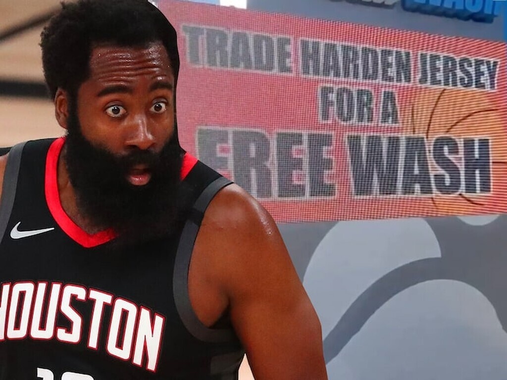 NBA: Απίστευτα σκηνικά με Χάρντεν στο Χιούστον - Η... προσφορά για τις φανέλες του (photos)